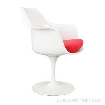 réplica de cadeira de plástico para mesa de jantar em tulipa